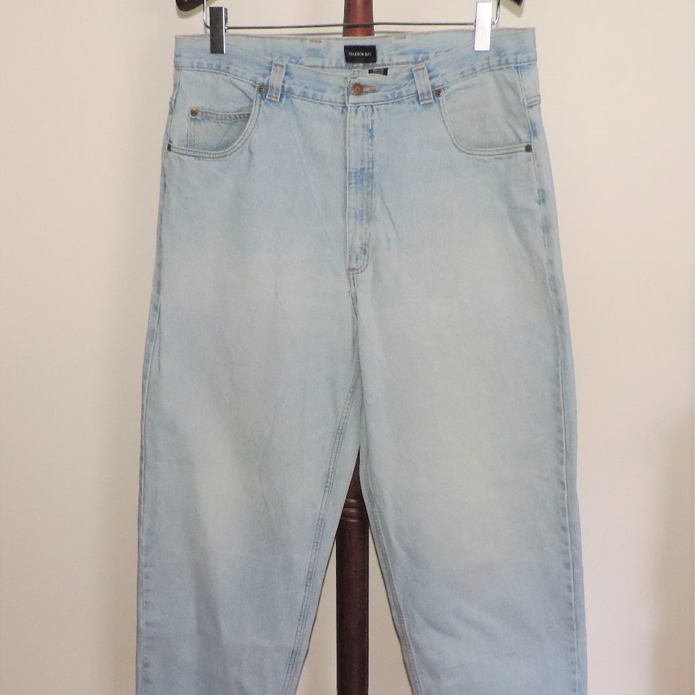 Harbor Bay tapered leg denim jeans  40 x 36
